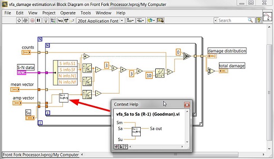 vfa_damage estimation.vi Block Diagram on Front Fork Processor.jpg